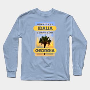 Hurricane Idalia Survivor Long Sleeve T-Shirt